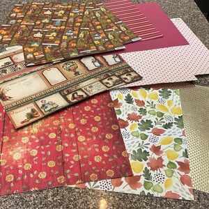 Happy Harvest 🍂 Loose Scrapbook Paper Bundle
